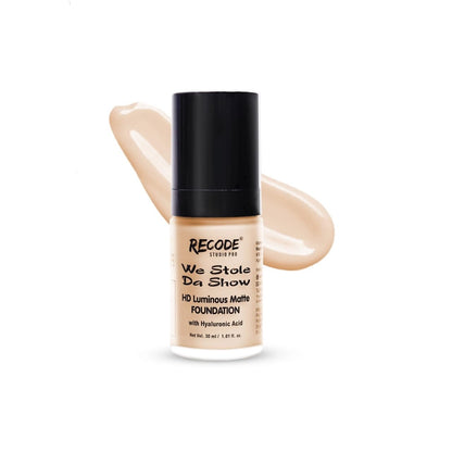 Recode HD Luminous Matte Foundation 30ml Alhind1.01