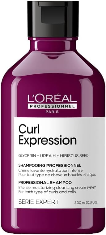 L'Oréal Professionnel Curl Expression shampoo 300ml, Glycerin+Urea H+ Hibiscus Seed