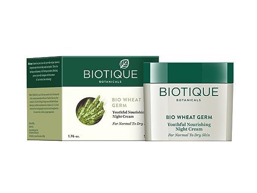 Biotique Bio Wheat Germ Youthful Nourishing Night Cream (50gm)