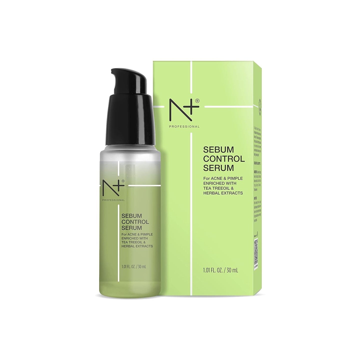 N Plus Professional Sebum Control Face Serum - For Acne And Pimple - Paraben Free - 30ml