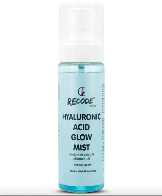 Recode Hyaluronic Acid Glow Mist 100ml Luminious Glow Goodness Extracts of Papaya, Witch Hazel, Cucumber & Aloe Vera