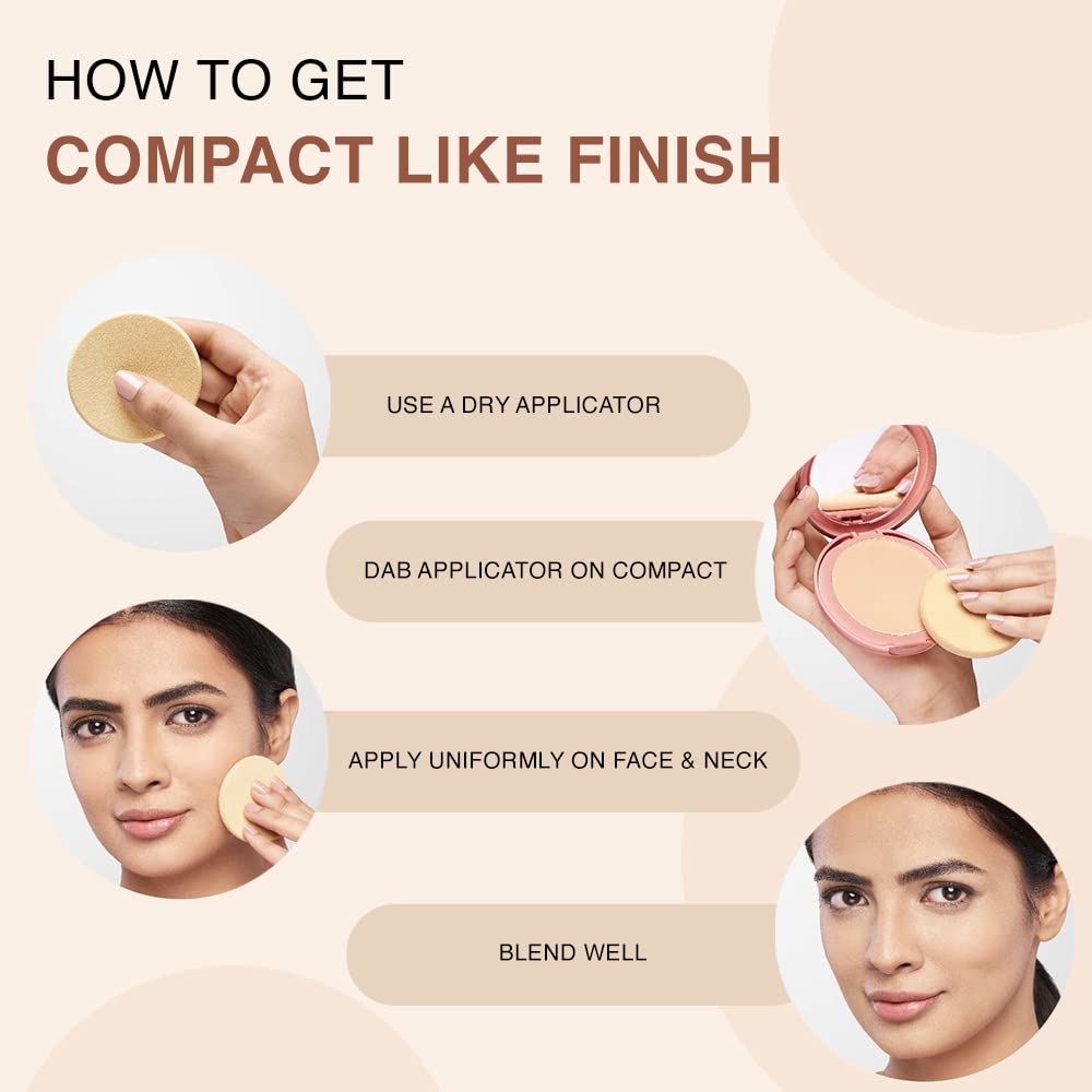 LAKMÉ 9To5 Wet&Dry Natural Compact For All Skin Type 16 Sand,