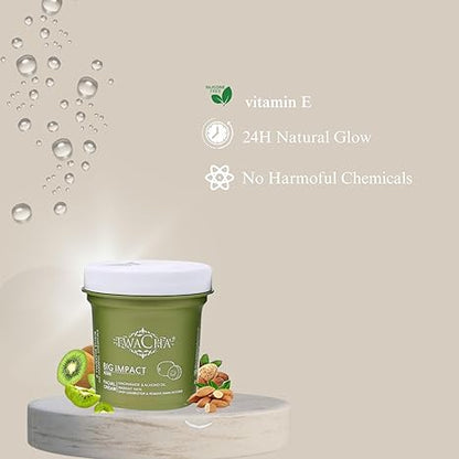 Twacha Kiwi Facial Cream for Radiant Skin Solution, remove dark spots and dark patches with Niacinamide and Almond oil