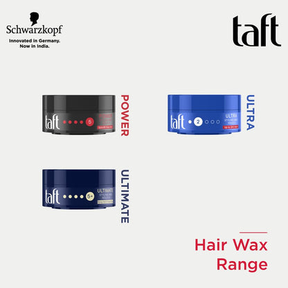 Schwarzkopf TAFT Power Hair Wax For Luminous Shine And Glossy Hair 75ml