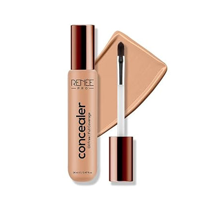 RENEE PRO Liquid Concealer - Spiced Rum, Lightweight, Full Coverage, Long-Lasting, Buildable