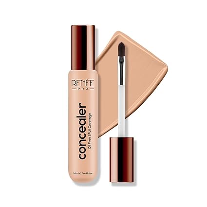 RENEE PRO Liquid Concealer - Ganache, Lightweight, Full Coverage, Long-Lasting, Buildable