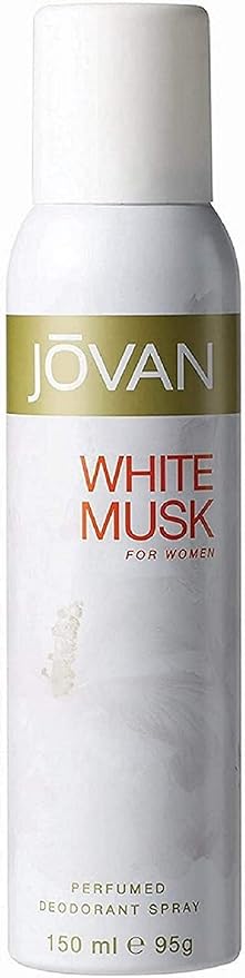 Jovan White Musk Body Spray For Women, 150ml