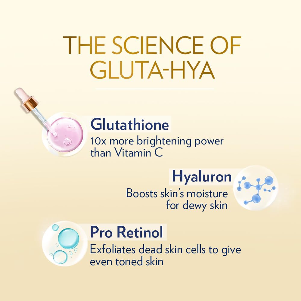 Vaseline Gluta-Hya Flawless Glow Lotion for Face & Body Glutathione & Pro-Retinol Infused Moisturizer 200ml