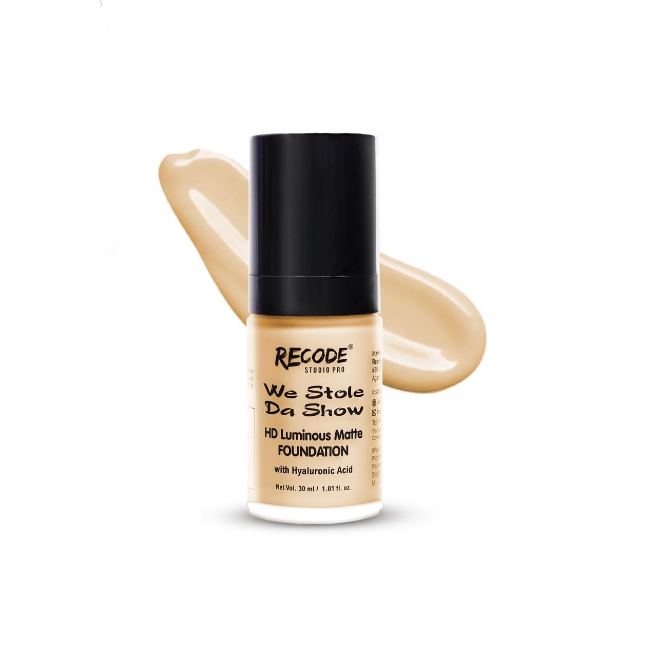 Recode HD Luminous Matte Foundation 30 Ml BHARAT 02