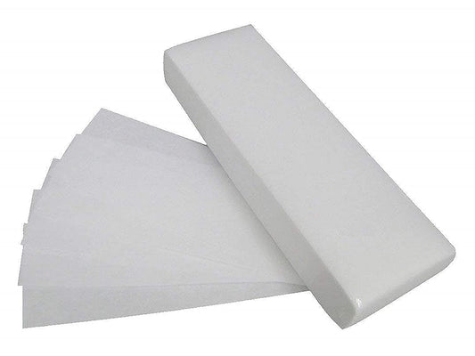 Waxing Strips for Hair Removal Plain Disposable White Wax Strips