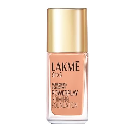 Lakme 9 To 5 Primer + Matte Perfect Cover Foundation - C100 Cool Ivory (25ml)