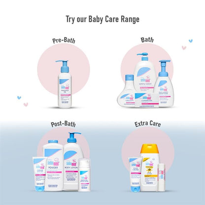 Sebamed Baby Face & Body Wash Foam|pH 5.5|Ideal for face & Body|for Delicate, Dry Skin|400ml