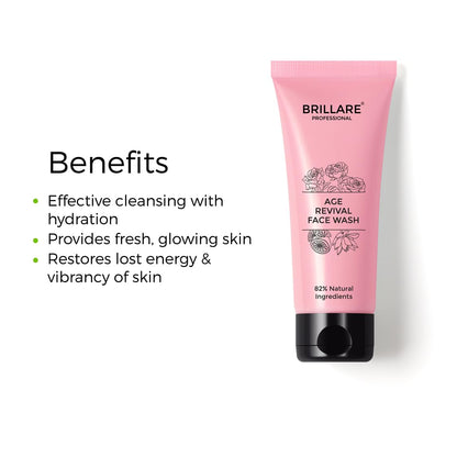 Brillare Professional Natural Face Wash Age Revval (100Ml)