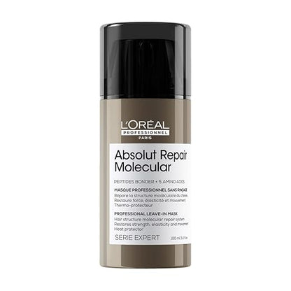 L'Oréal Professionnel Absolut Repair Molecular Deep Repairing Leave-in Cream for Damaged Hair - 100 ml