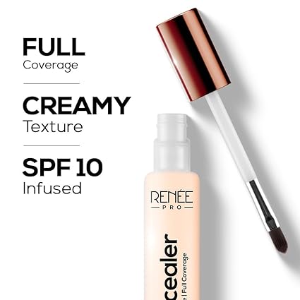 RENEE PRO Liquid Concealer - Marshmellow, Lightweight, Full Coverage, Long-Lasting, Buildable