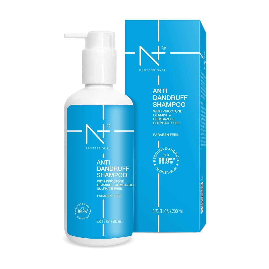 N Plus Professional Anti Dandruff Shampoo, Reduces Dandruff upto 99.99% in one wash