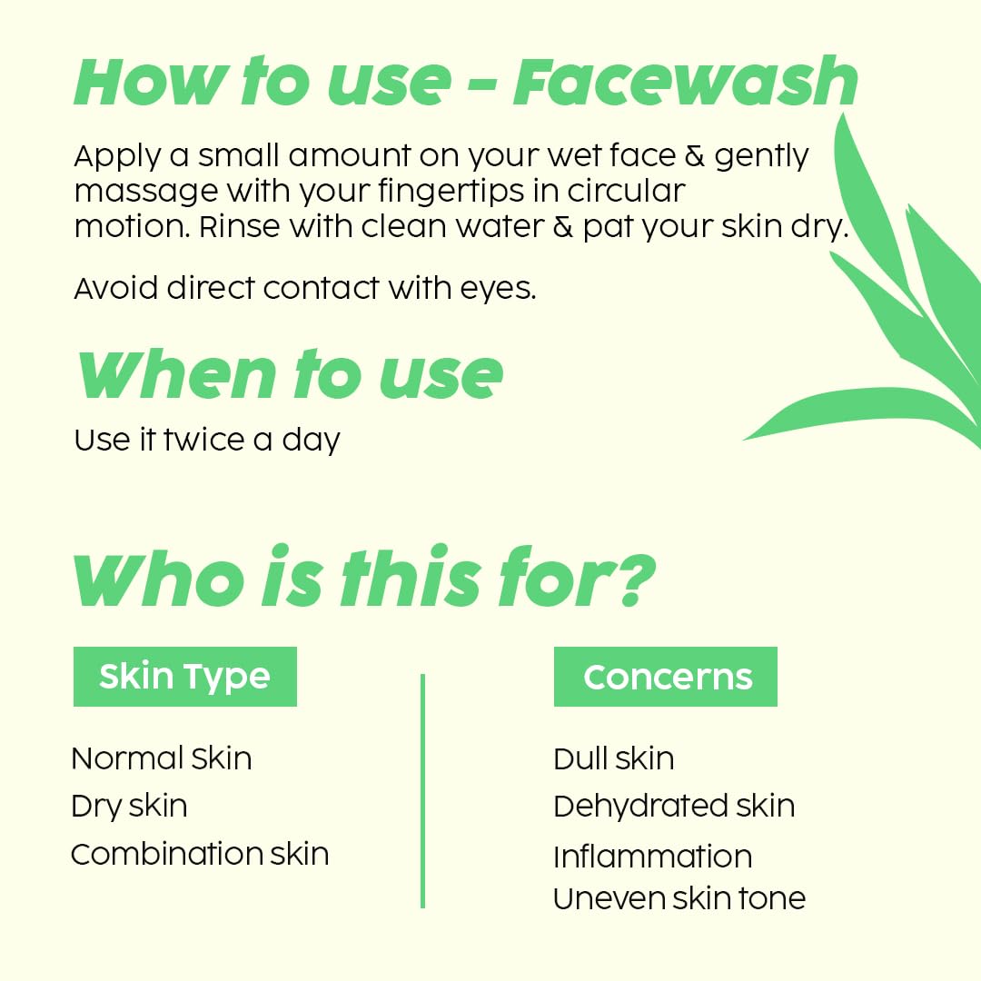 PLIX - THE PLANT FIX Vitamin C Guava Combo, Juicy Cleanser 100ml and Face Serum 20 ml For Skin Brightening, With Pro Vitamin B5 For Moisturization & Alpha Lipoic Acid, Pentavitin