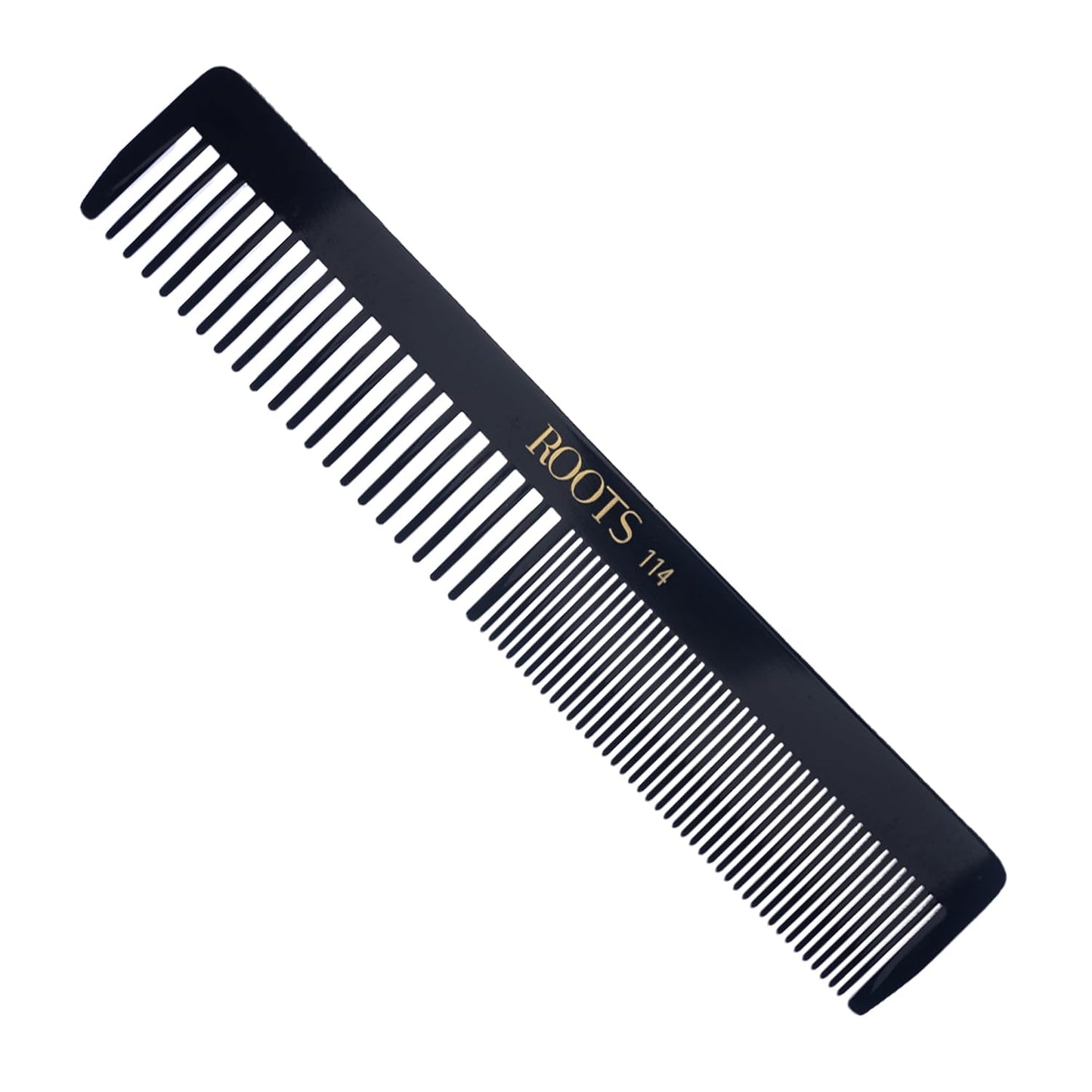 ROOTS - Professional Hair Cutting Comb | Dual Teeth For Styling & Detangling | Salon Grade - For Men & Women | Ideal for Sectioning & Colouring | Length - 7.6 Inch | Model No. 114
