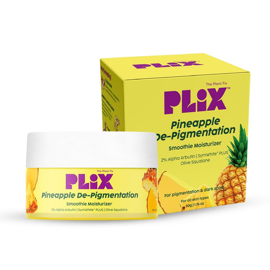 PLIX - THE PLANT FIX Skin Depigmentation Pineapple Face Cream,|Hyperpigmentation,Tan Removal & dark Spot Corrector, Alpha Arbutin & SymWhite PLUS 50gm