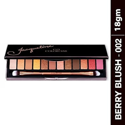 COLORBAR Pro 12 in 1 Eyeshadow Palette, Berry Blush
