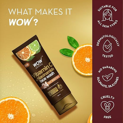 WOW Skin Science Brightening Vitamin C Face Wash (100 ml)