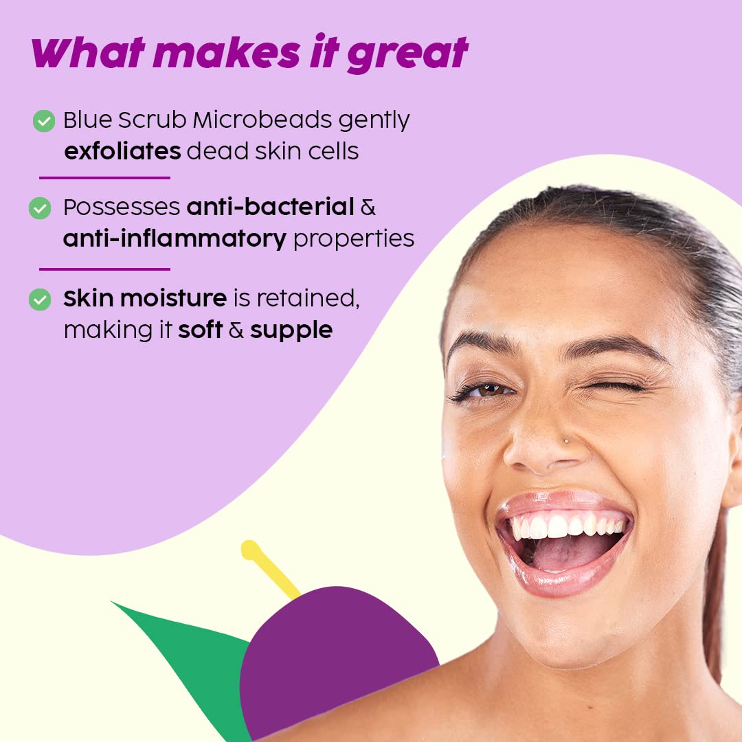 PLIX - THE PLANT FIX Jamun 2% Salicylic Acid Body Wash For Body Acne | Paraben & Silicones Free | Deeply Exfoliating Dead Skin Cells, Prevents Back Acne & Moisturizes Skin | 236ml