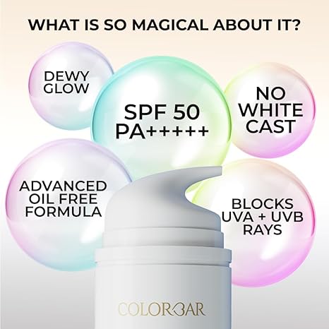 Colorbar Flawless Finish Sun Screen With SPF 50 PA++++ - 50 ml