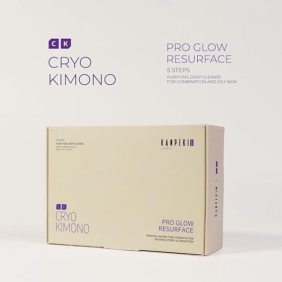 Kanpeki Labs Cryo Kimono Pro Glow Resurface - 5 Steps Facial Kit