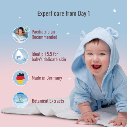 Sebamed Baby Body Milk Lotion 400 ml|pH 5.5|Ideal for dry skin, Daily moisturisation