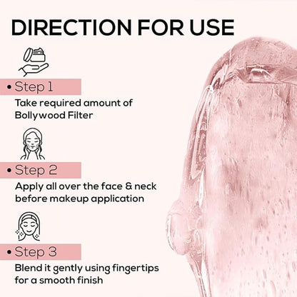 RENEE Bollywood Filter Face Primer 15gm Flawless & Smooth Skin, Blurs Fine Lines, Wrinkles & Pores Instantly,Hydrating, Lightweight & Non-sticky