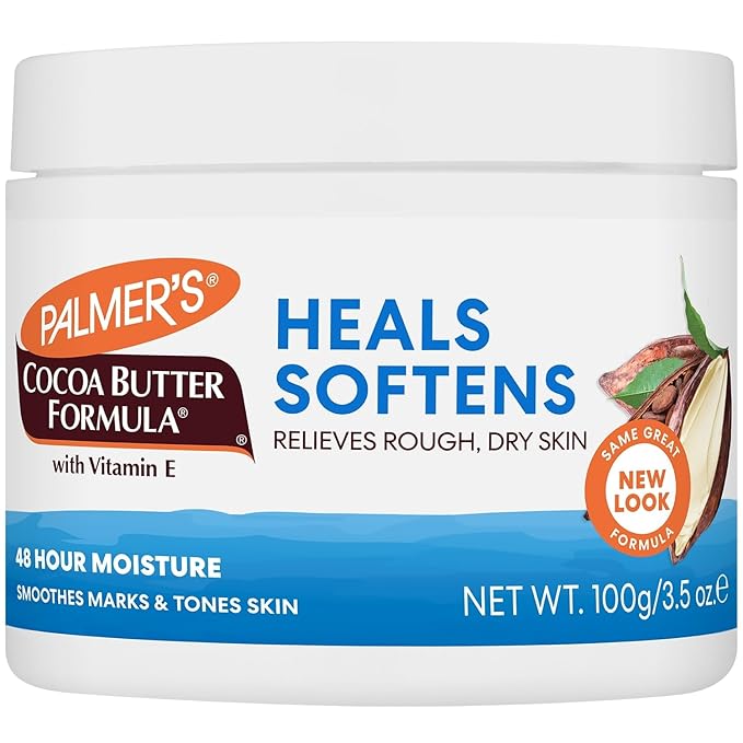 Palmer's Cocoa Butter Daily Skin Cream For Deep Hydration, Removes Makeup, Soothes Cracked Lips, Heels & Reduction of Scars - 100gm