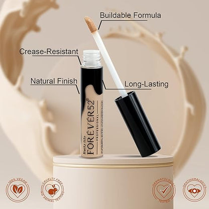 Daily Life Forever52 Easily Blendable Concealer for Face Makeup (Iced Coffee) Natural finish,Liquid Light Weight Concealer-COV003
