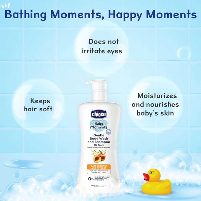 CHICCO BM GENTLE BODYWASH & SHAMPOO 200ML