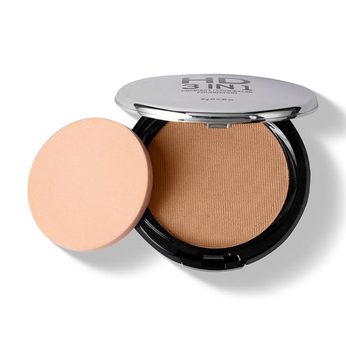 RENEE PRO HD 3 In 1 Compact - Terre 9 Gm, Works As Concealer, Foundation & Powder, SPF 20