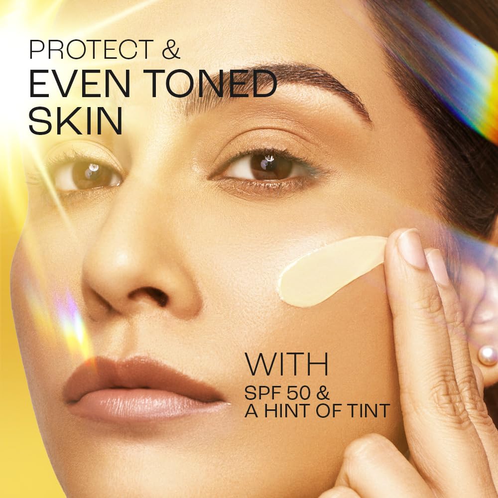 Lakme Sun Expert Tinted Sunscreen SPF 50 PA +++ | Broad spectrum UVA/B protection | Blue light protection | No White Cast 50ml