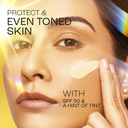 Lakme Sun Expert Tinted Sunscreen SPF 50 PA +++ | Broad spectrum UVA/B protection | Blue light protection | No White Cast 50ml