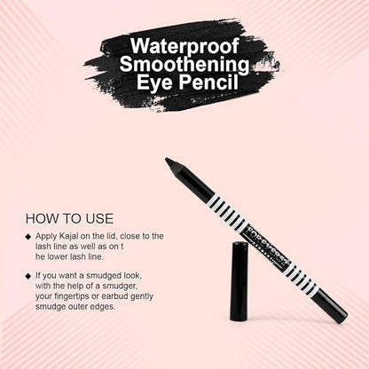 Forever52 Daily Life Waterproof Smoothening Matte Eye Pencil, (1G, Onyx Black-F501)