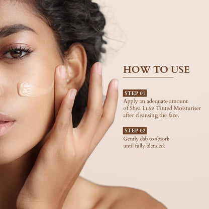 Lotus Organics+ Shea Luxe Tinted Moisturizer | 100% Certified Organic Shea Butter | Full Coverage | Provides Lasting Hydration | SPF 15 | Free From Preservatives & Artificial Fragrance (M 1)