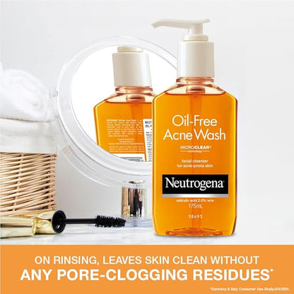 Neutrogena Oil-Free Acne Wash (175ml)