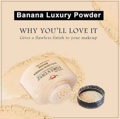 Daily Life Forever52 Exclusive Banana Makeup Setting Loose Powder Long-Lasting Coverage Reduces Shine For All Skins, Matte Finish Look, 42Gm Medium (Banana1)-FBE001, Yellow