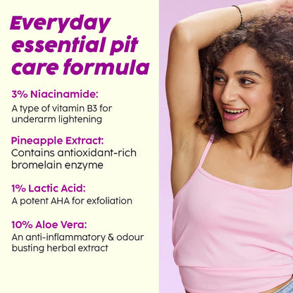 PLIX - THE PLANT FIX Pineapple Underarm Depigmentation Serum Spray | For Dark Underarms & Hyperpigmentation 100gm