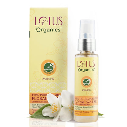 Lotus Organics+ 100% Pure Jasmine Floral Water 50ml