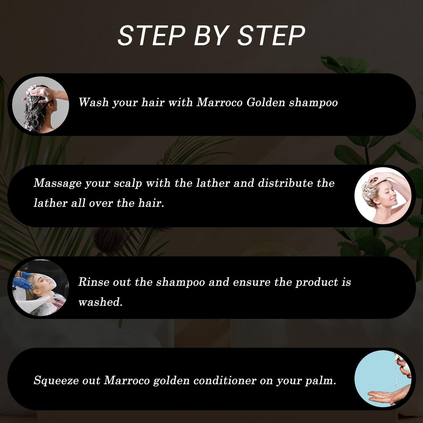 FLORACTIVE Marroco Golden Plus Shampoo And Conditioner- 300 ML