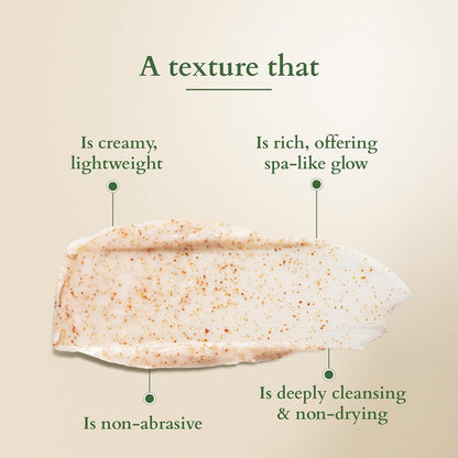 Lotus Organics+ De-Tan Face Scrub | With 100% Certified Organic White Peonies | Reduce Tanning | Combats Sun Damage | Removes Blackheads, Whiteheads & Pigmentation