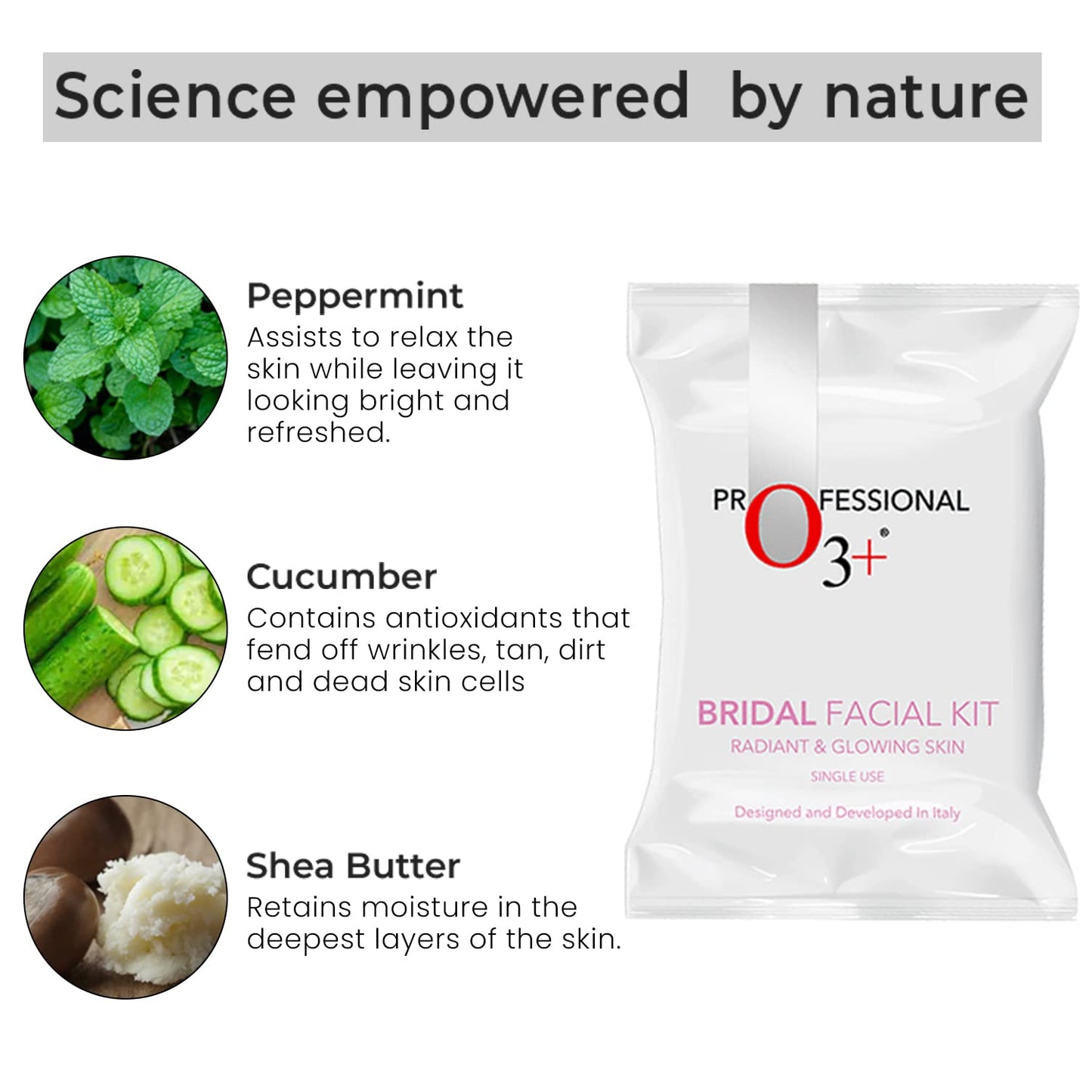 O3+ Bridal Facial Kit for Radiant & Glowing Skin (120gm)