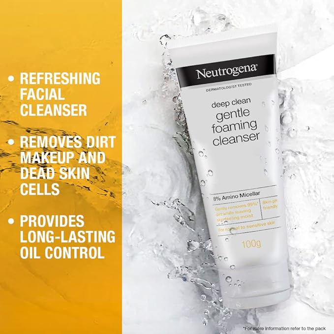 Neutrogena Deep Clean Foaming Cleanser (100gm)