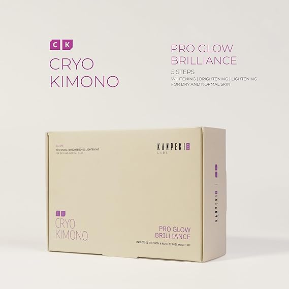 Kanpeki Labs Cryo Kimono Pro Glow Brilliance - 5 Steps Facial Kit