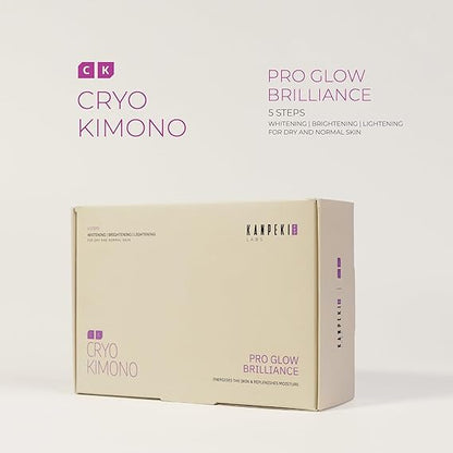 Kanpeki Labs Cryo Kimono Pro Glow Brilliance - 5 Steps Facial Kit