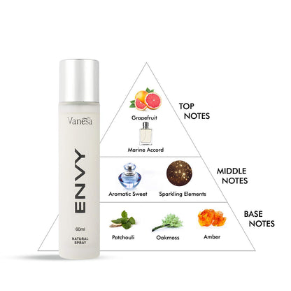 Envy Natural Spray For Women Perfume (60ml)