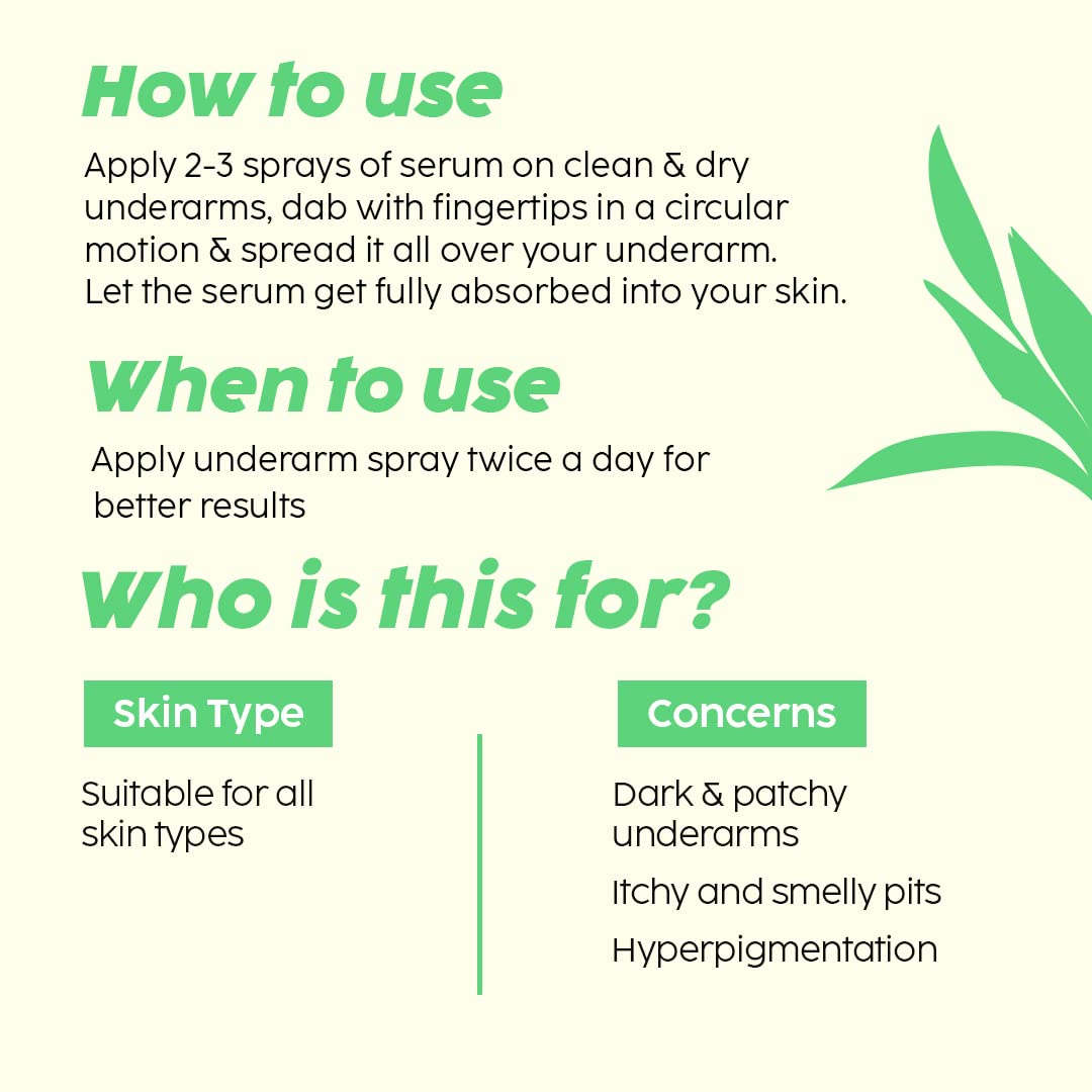 PLIX - THE PLANT FIX Pineapple Underarm Depigmentation Serum Spray | For Dark Underarms & Hyperpigmentation 100gm